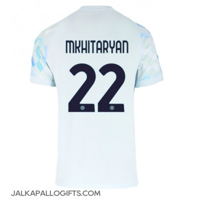 Inter Milan Henrikh Mkhitaryan #22 Vieraspaita 2025-26 Lyhythihainen Inter Milan Henrikh Mkhitaryan #22 Vieraspaita 2025-26 Lyhythihainen